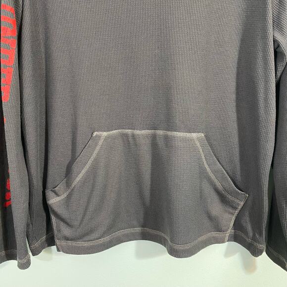Under Armour Youth Grey Waffle Knit Pullover Hoodie Size YXL - Picture 5 of 9